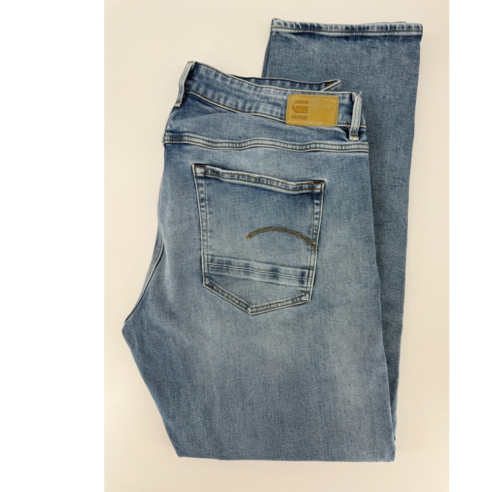 G-Star RAW Jeans Womens 32 Blue‎ Kate Boyfriend Light Wash Mid Rise Denim Pants